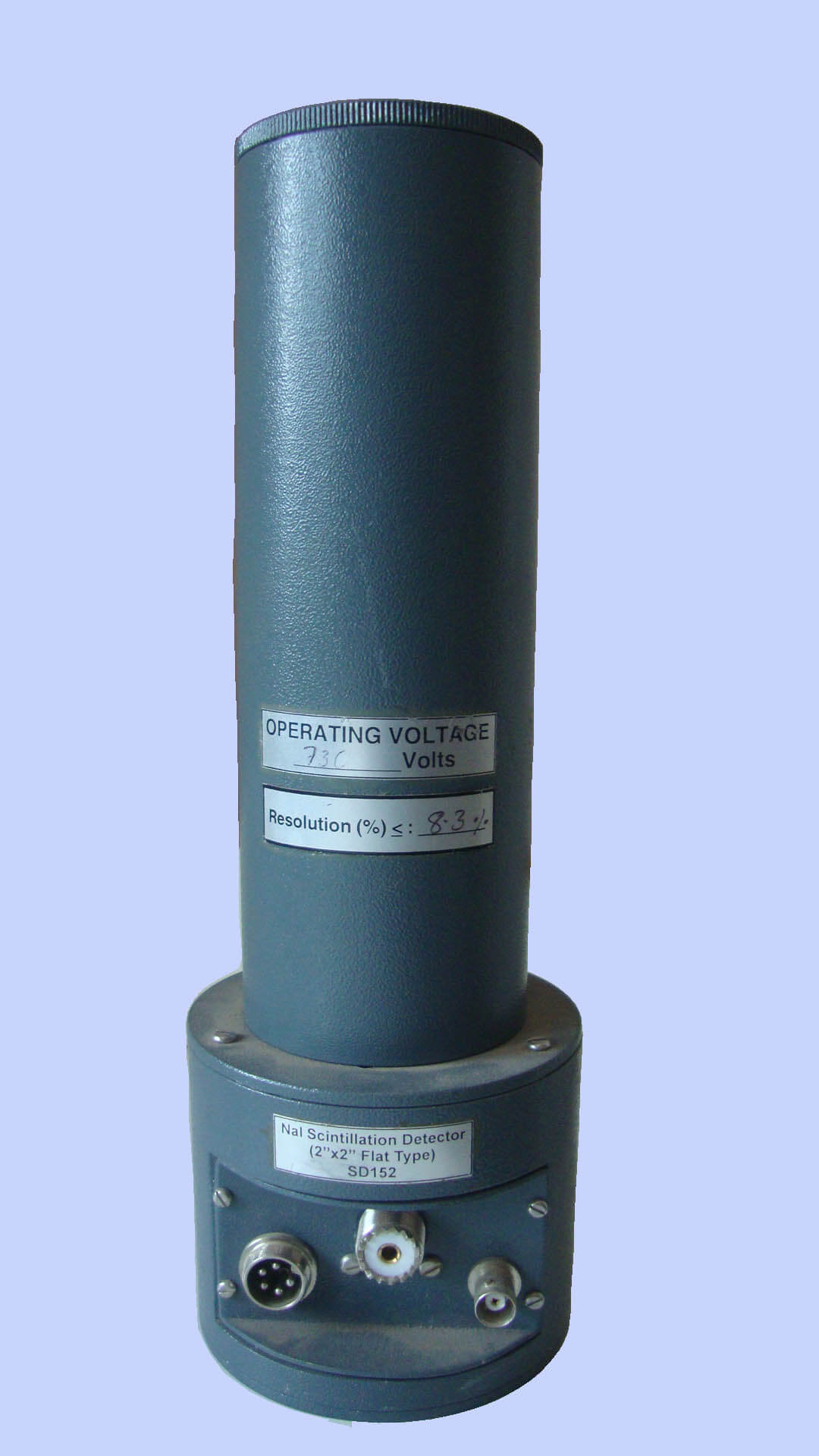 Nal Scintillation Detector (Size : 2"x2" Flat Type)