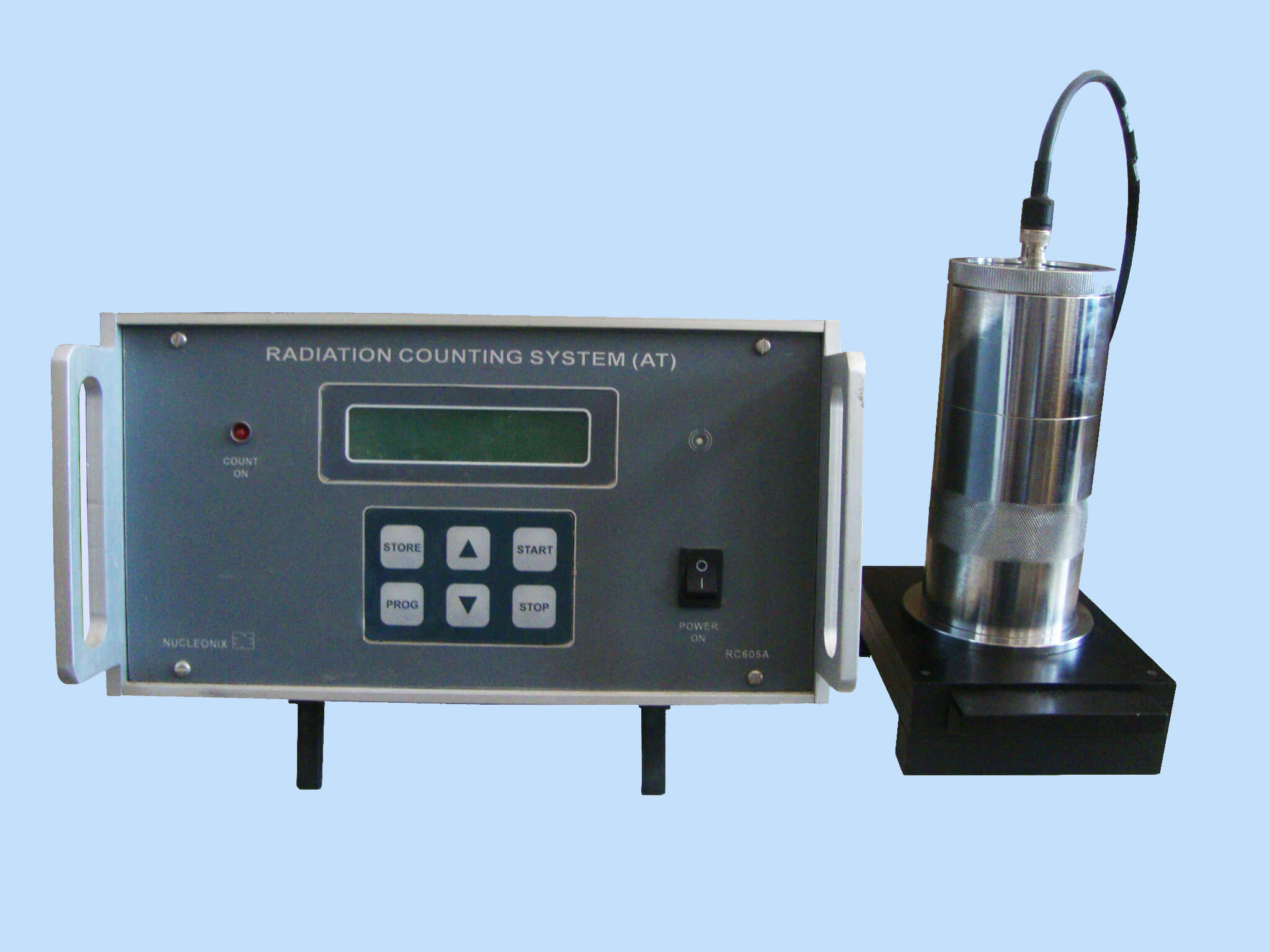 RADIATION COUNTING SYSTEM WITH ACCSSORIES FOR ALPHA SAMPLE COUNTING