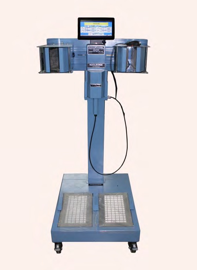 Dual-Scintillator-Alpha&Beta-Gamma-Hand-Foot & Clothing-Monitor *